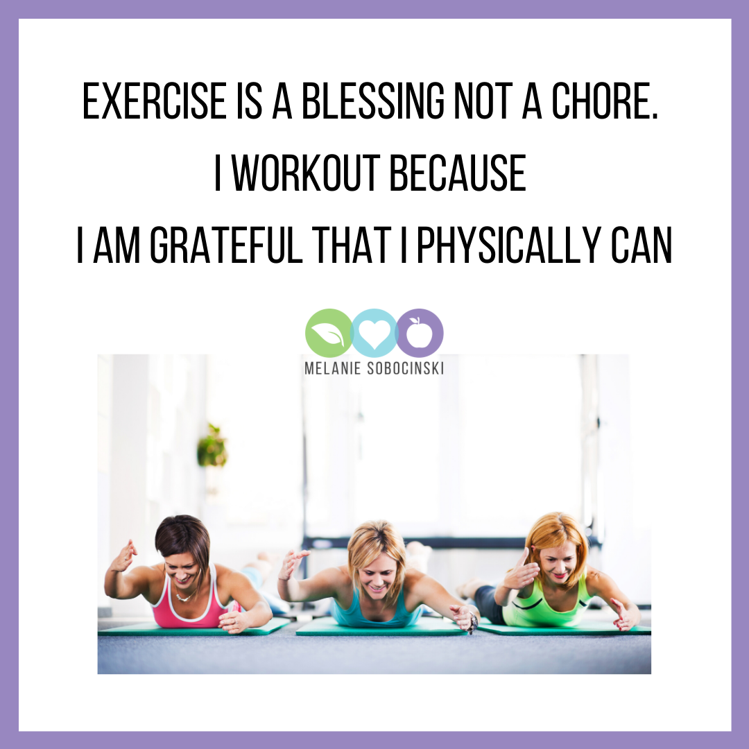 Exercise is a blessing