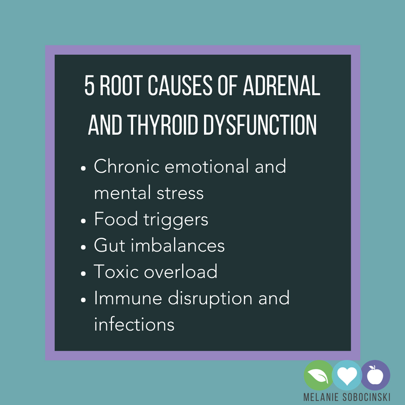 root causes of adrenal and thyroid dysfunction